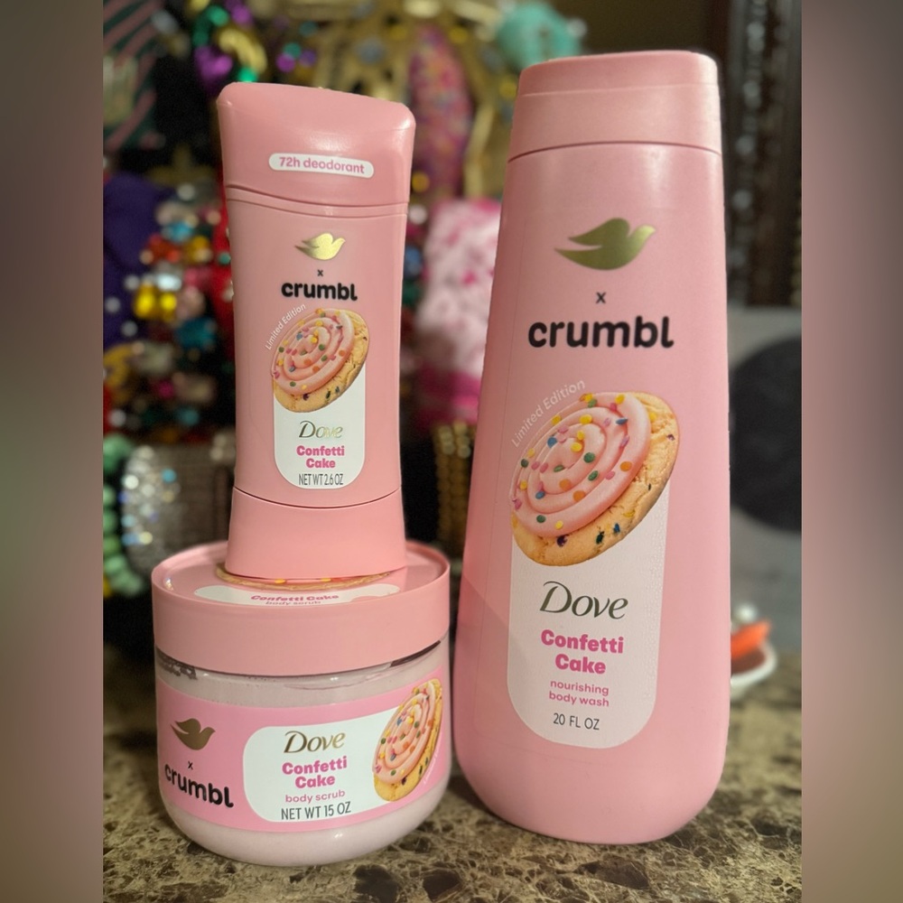 DOVE X CRUMBL | CONFETTI CAKE 🧁💕